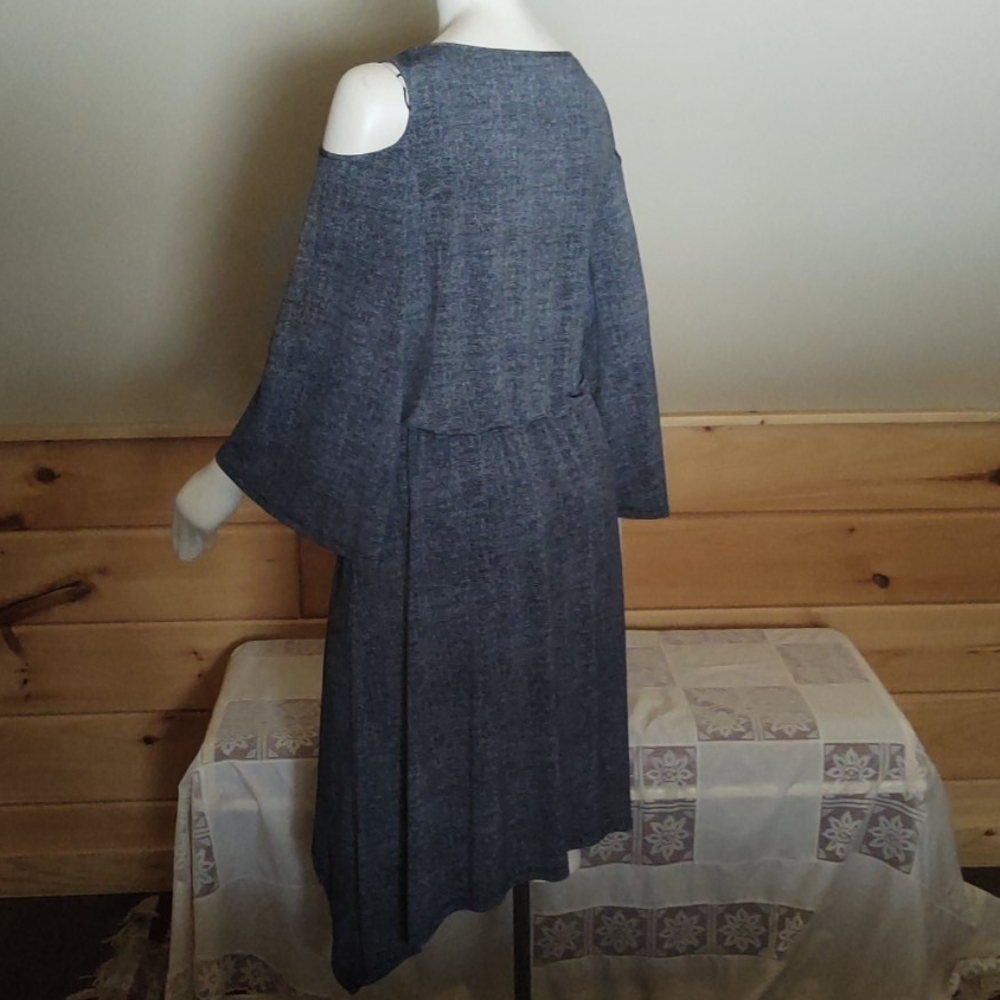 Sz 14W London Times Cold-shoulder Dress - Picture 5 of 8